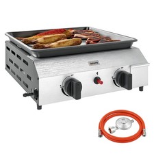 Gasgrill 8000BTU/2,4 KW Grillwagen inkl Edelstahl-Brenner Druckminderer
