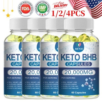 Keto Diet Pills BHB 20000mg Best Ketogenic Carb Blocker Advanced Supplement