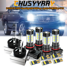 Ledhid Headlight Fog Driving Drl Light Bulb Whitefor Cadillac Escalade 07-2014 Ledhid Headlight Fog Driving Drl Light Bulb Whitefor Cadillac Escalade 07-2014