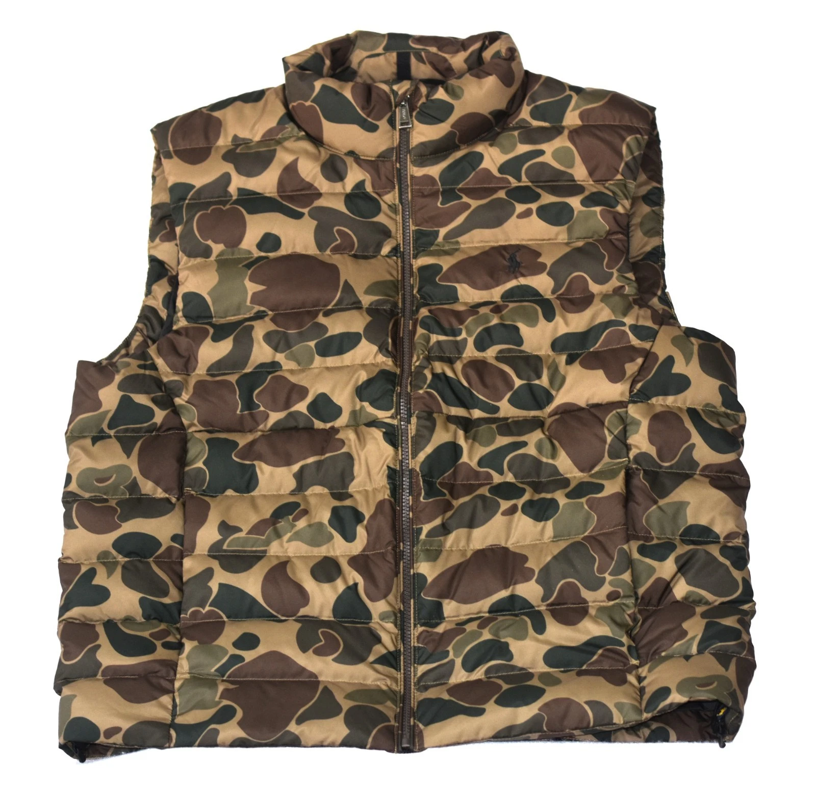 Polo Ralph Lauren Puffer Vest Colden Packable Camo Camoflauge M Medium NWT
