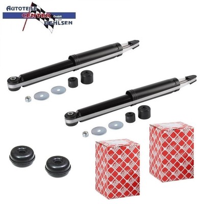 2x GASDRUCK STOSSDÄMPFER + FEBI ANSCHLAGPUFFER HINTEN FÜR MB A-KLASSE / B-KLASSE