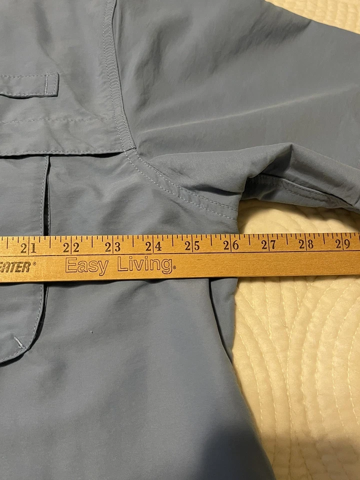 LL Bean Shirt Mens XL Tall Short Sleeve Button Down Fishing Outdoors Pockets - Image 4 of 4