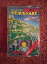 Mercenary - Commodore 64 C64/128 by Novagen - Tested & Working