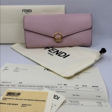 Fendi Continental Calfskin Leather Long Wallet 20602