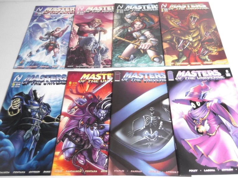 2004 Mvc image Masters of the Universe #1 2 3 4 5 6 7 8 complete He-man Nm+ Orko