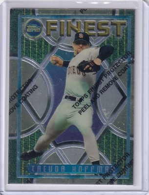 1995 Topps Finest Refractor with Coating Trevor Hoffman Padres #269