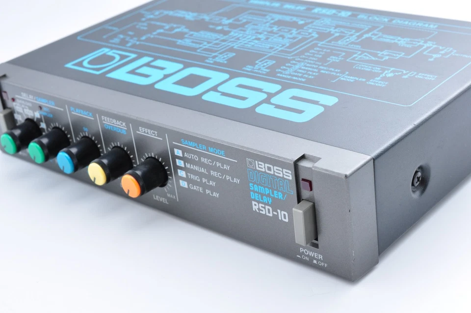 Boss RSD-10 Digital Sampler Delay con Adaptador Hecho en Japón Funciona 0908X1-5 Foto 3 de 4