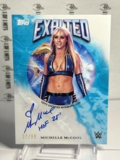 2025 Topps Exalted WWE Michelle McCool On Card Auto EXA-MIC Inscription Blue /99