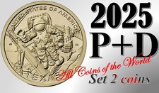 2025 P D - Texas  - American Innovation $1 Dollar US Mint - UNC - Set 2 coins