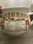 Vintage Viral Ceramic Recipe Pattern Soup Mugs Set of 2– Mushroom & Onion — photo 3