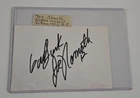 Joe Namath Autographed Index Card New York Jets Legendary QB