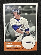 TRAYCE THOMPSON #100 2012 Topps Heritage Minor League Edition Prospect QTY