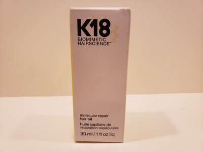 Biomimetic Hairscience ~ K18 Molecular Repair Hair Oil ~ 1 oz ~ NIB