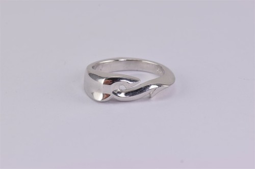Plata de ley sólida 6.5mm pulida Anillo de banda gótica tribal 925 Sz: 8 - Imagen 7 de 7