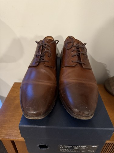 Wolf and Shepherd Bannister Derby Leather Shoes Size 11 Brown Men's - Picture 4 of 7
