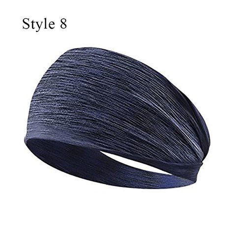 Herren Breit Stirnband Schweißband Stretch Elastic Sport Yoga Run Haarband↑ - Bild 39 von 76