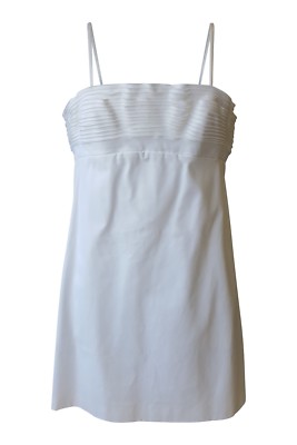 DSQUARED2 weißes gefaltetes Bustier-Minikleid mit Korsettier (UK 10)