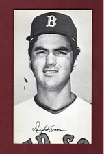 DWIGHT EVANS, Boston Red Sox ~ team-issued "RC" 3.5" X 6" card | ca.1980 VG A