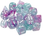 D6 Sets Nebula: 12mm d6 Wisteria/white Luminary Dice Block (36 dice)