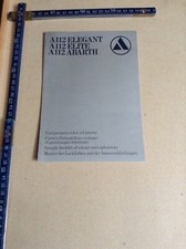 CAMPIONARIO COLORI ED INTERNI AUTOBIANCHI A 112 ELEGANT ELITE ABARTH  6 PAG