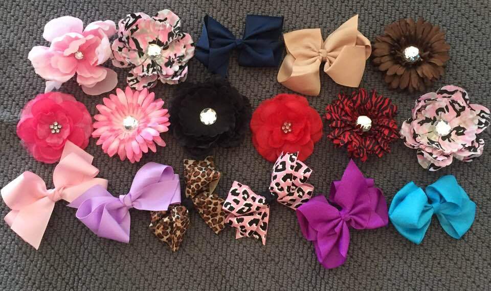 Bows! Flower! All Handmade Hair Bows & Flowers Accessory Girls. Pick Your Style!
