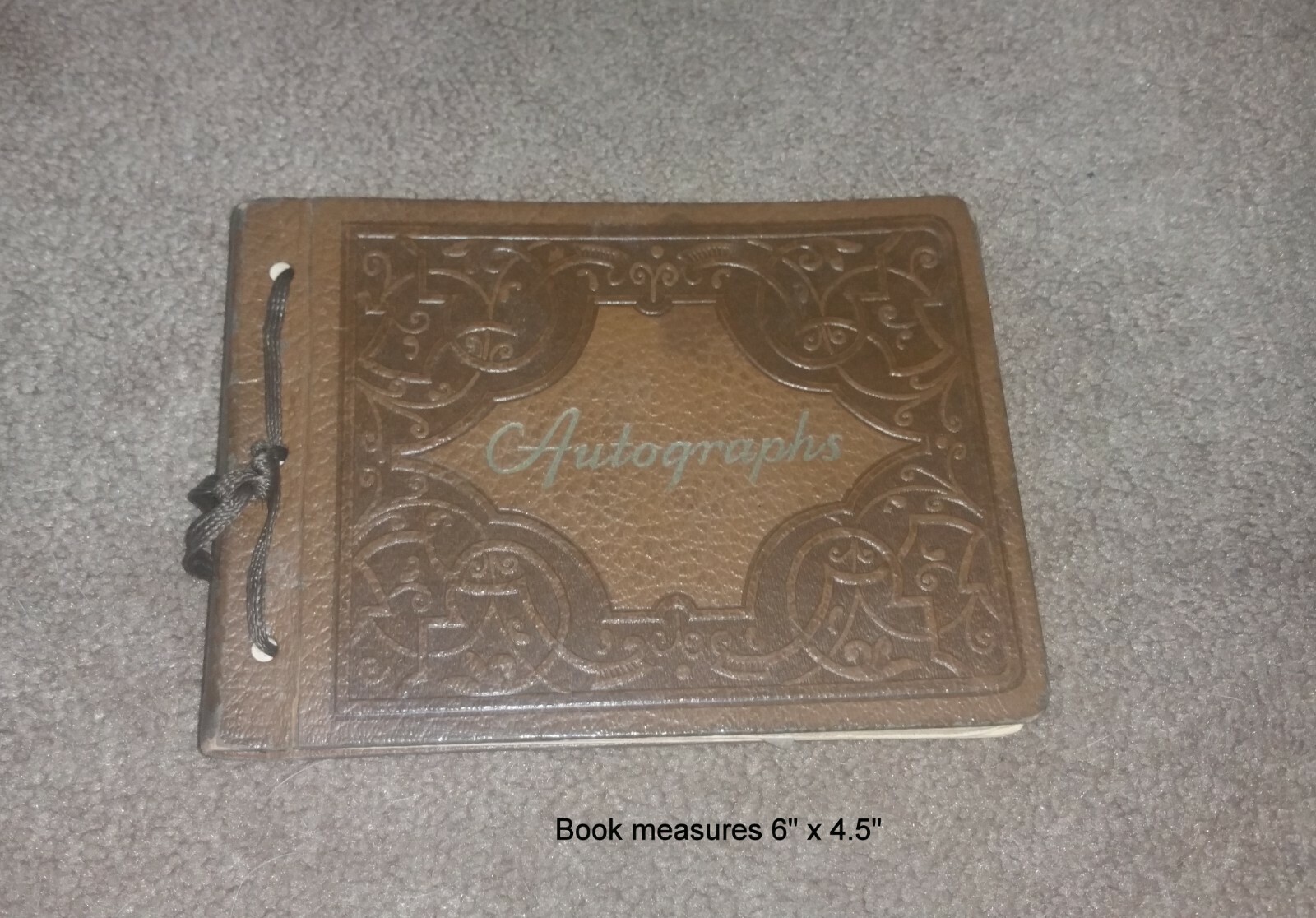 Babe Ruth Autographed Signed New York Yankees - 2X LOU GEHRIG - TED WILLIAMS VINTAGE BOOK - 131 AUTOS JSA LOA 