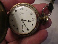 VINTAGE COLIBRI MECHANICAL WIND UP POCKET WATCH - 17 JEWELS - BBA-33