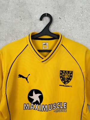 【超珍品】Wimbledon FC PUMA ユニフォーム WIMBLEDON 2001 2002 AWAY FOOTBALL SHIRT RETRO PUMA JERSEY