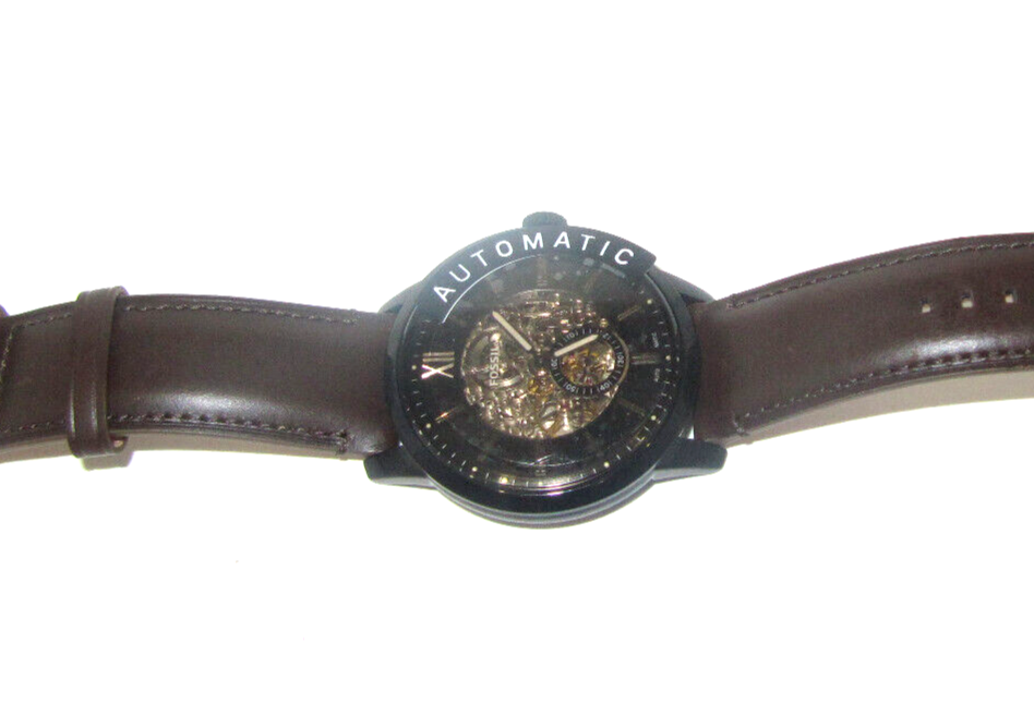 Fossil Men's Townsman ME3155 Black Leather Automatic Fashion Watch