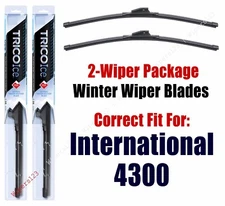 WINTER Wipers 2pk Super-Premium fits 2002+ International 4300 - 35220x2