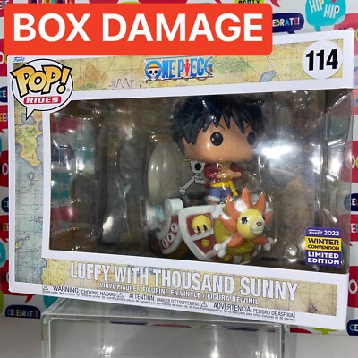 AUTHENTIC One Piece - Luffy with Thousand Sunny Funko Pop 114