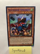 Quickdraw Synchron (Blue) Ultra Rare LDS3-EN17 (Lightly Played 1st Edition)