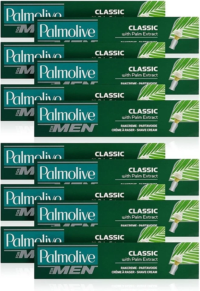 Palmolive Classic Lather Shave Cream with Palm Extract 100ml x 12