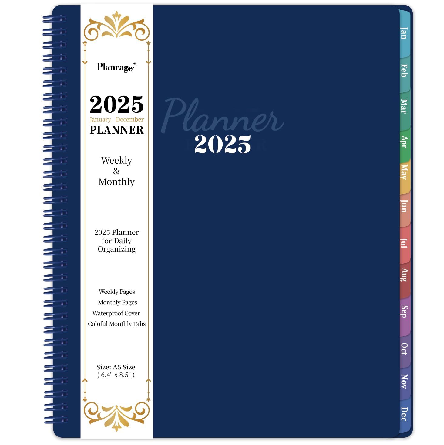 2025 Planner/Calendar - 2025 Planner Weekly and Monthly JAN - DEC 2025 Planne...
