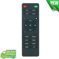 New Replace Remote Control for VIMA S4 FS21HS-L TV Sound Bar System