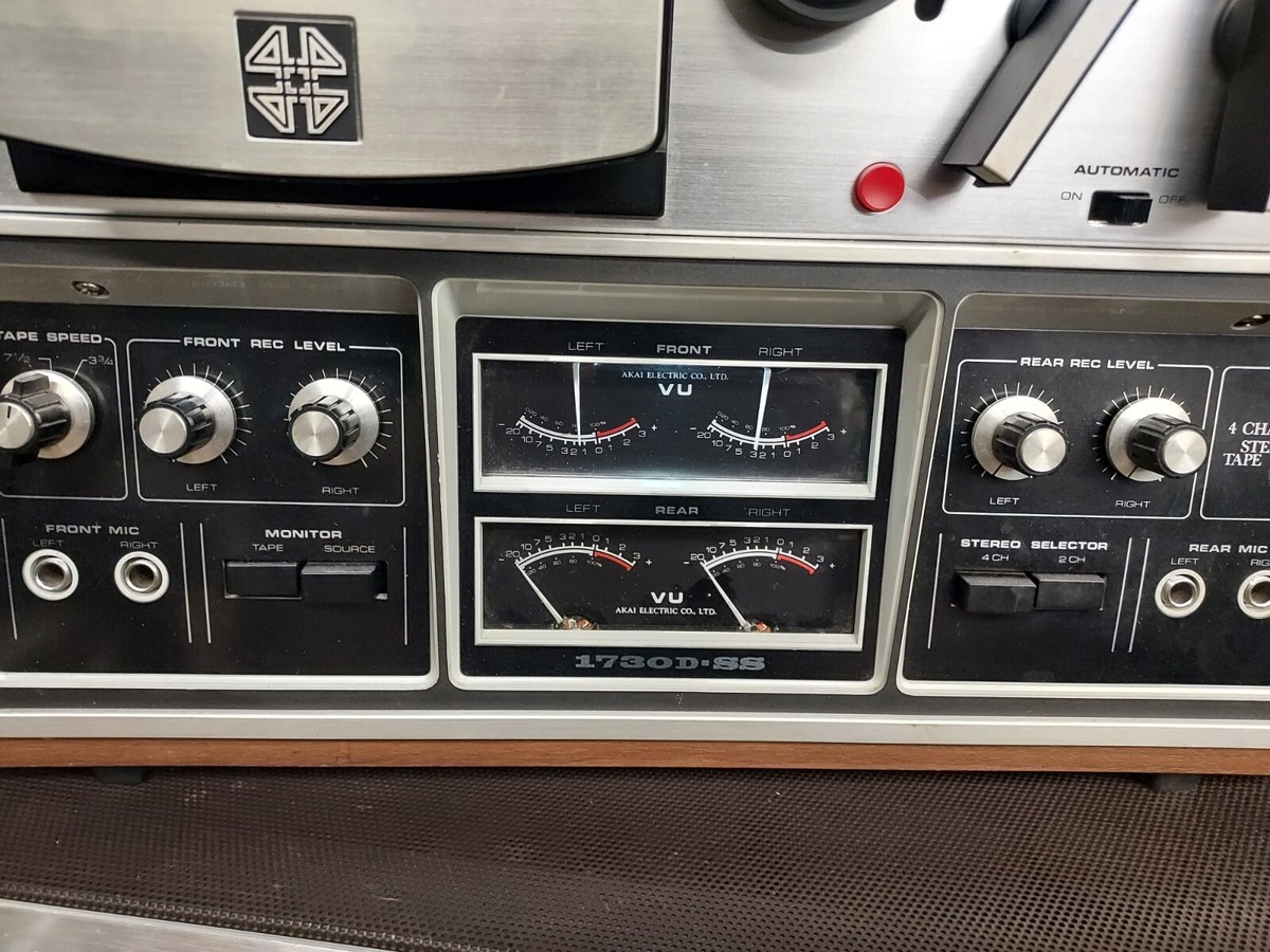 Akai 1730D-SS Reel To Reel Player Recorder 4 Channel | eBay