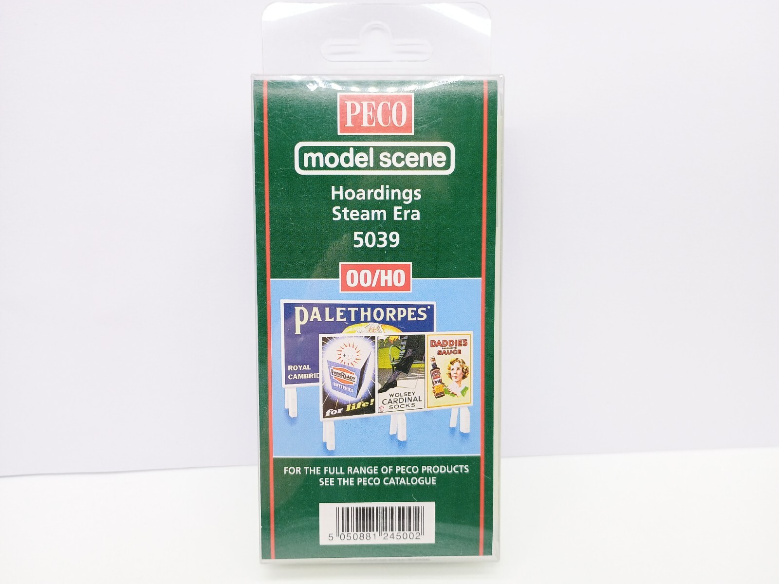 Peco Model Scene 5039 Hoardings Steam Era (Set of 2) - OO/HO - New
