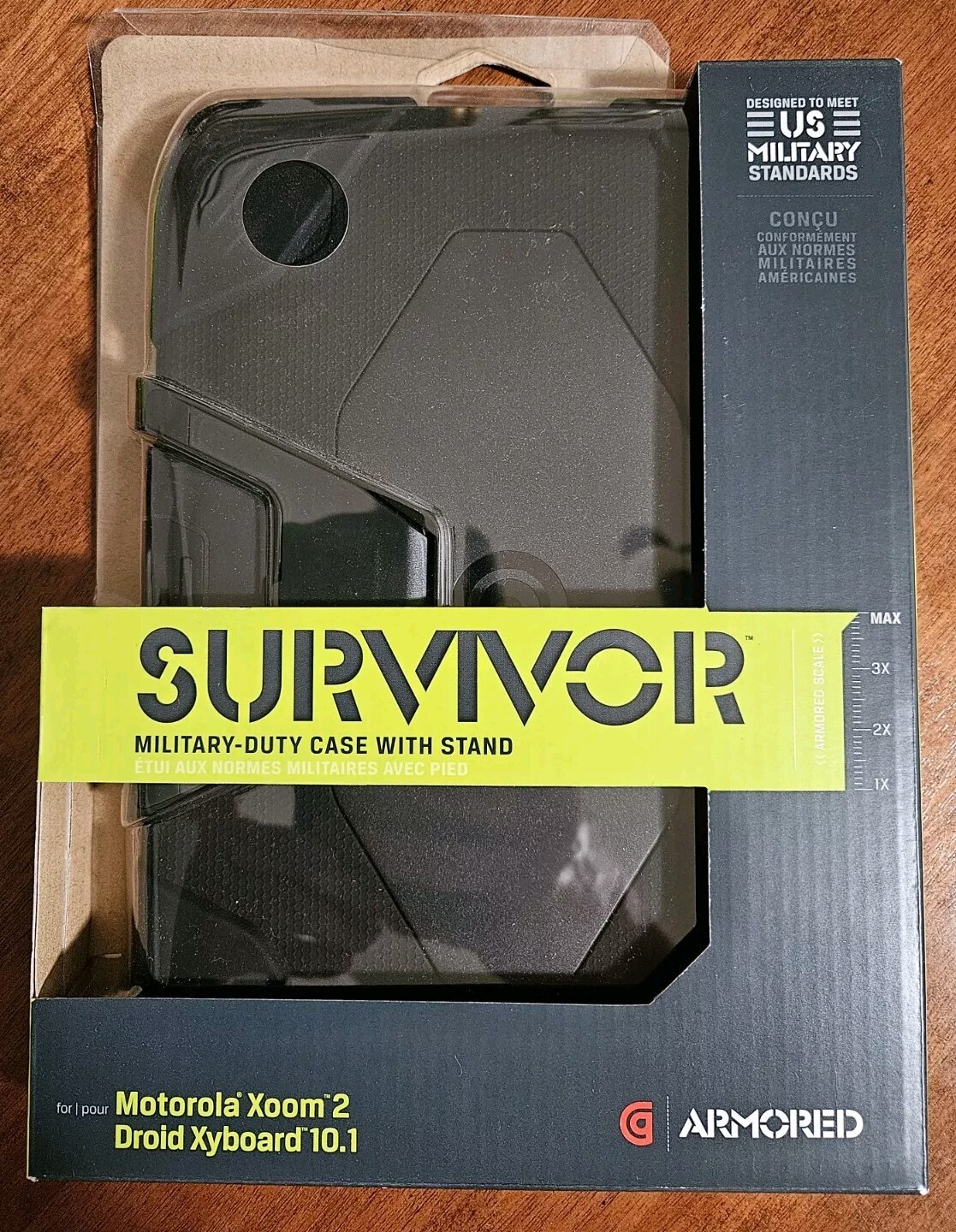 Griffin Tech. Survivor Military Duty Case - Motorola Xoom 2 Droid Xyboard 10.1