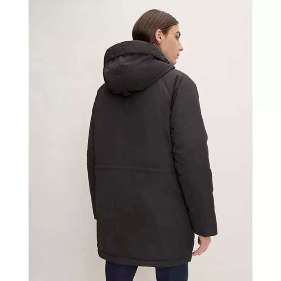 EVERLANE The ReNew Military Parka Black Coat Puffer Primaloft