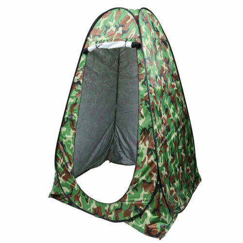 Tenda privacy doccia wc pop up esterno 75" con borsa doccia solare campeggio 20L - Foto 3 di 35
