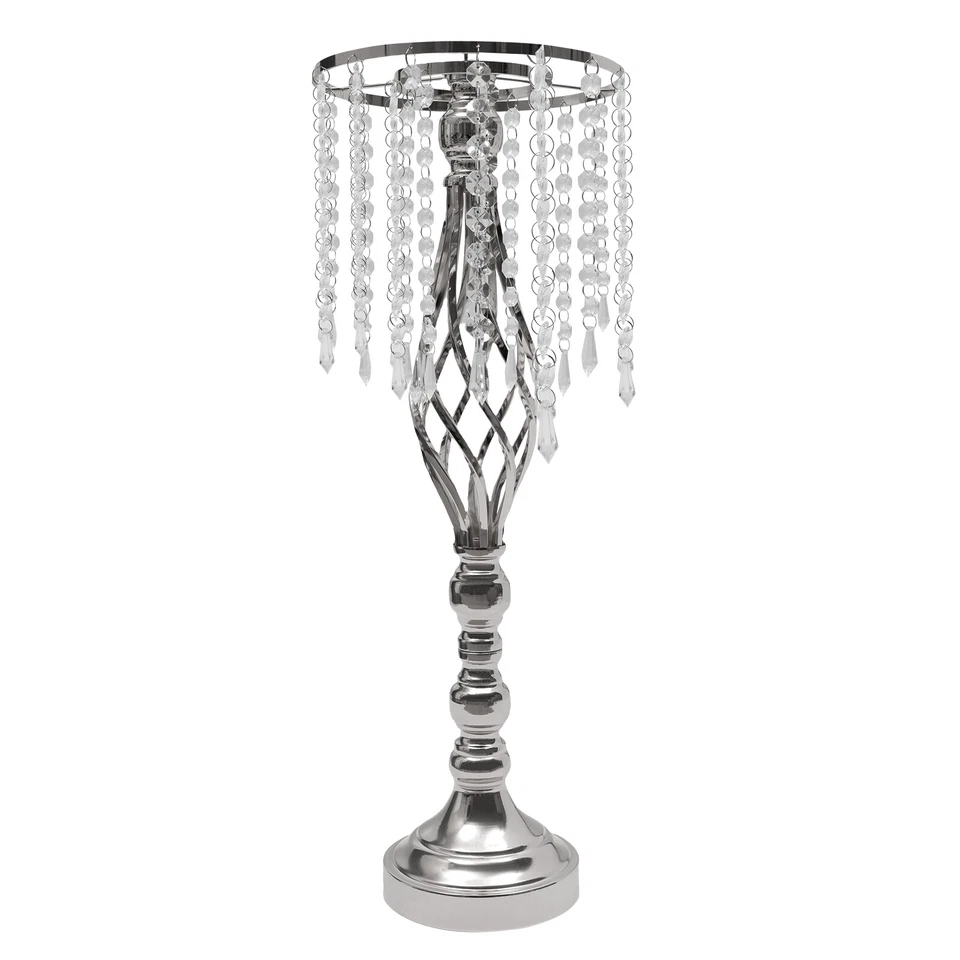 10PCS Crystal Stands Wedding Table Centerpieces Flower Racks 21.7inch Tall New - Image 4 of 4