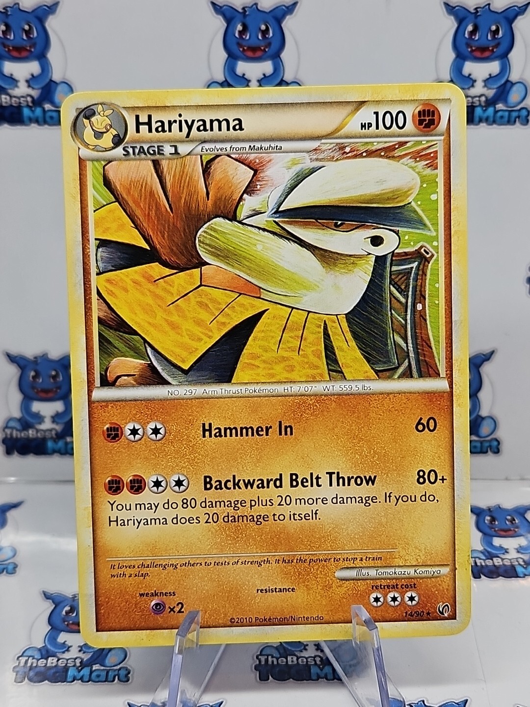Hariyama 14/90 Undaunted Pokemon LP
