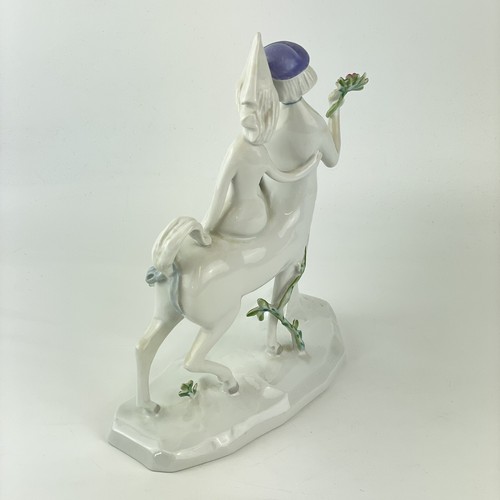 Vintage Rosenthal Raymond Peynet Centaur & Princess Porcelain Figurine 26cm 7010 - Picture 5 of 14