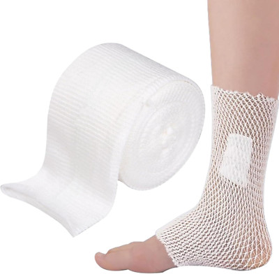 Elastischer Schlauchverband Netzverband, 2 m x 3,8 cm, atmungsaktive Kompression