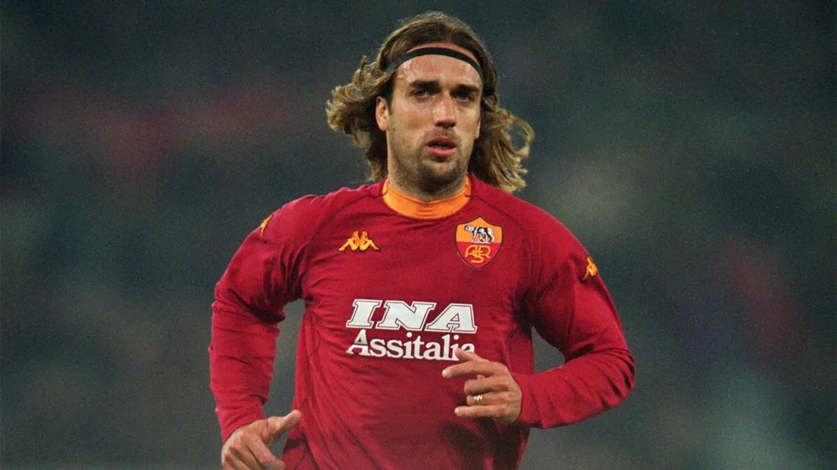 2000-01 AS Roma Rétro Domicile Maillot - Batistuta 18