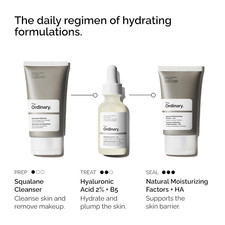 The Ordinary the Daily Set, Daily Skincare Routine with Squalane Cleanser, Hy...