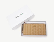 Lacoste Women's Monogram Print Zip Wallet
