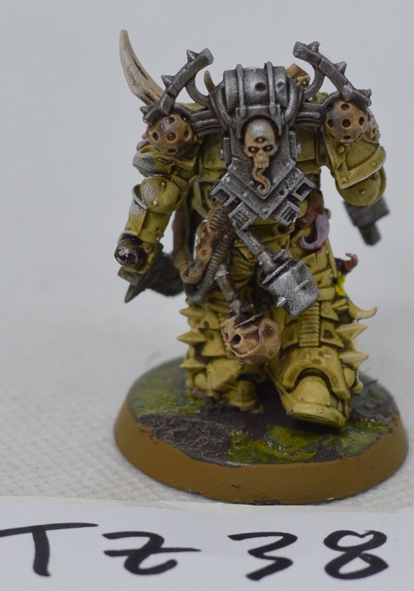 Warhammer 40k, Nurgle Death Guard, Plague Marine x1, Lot #TZ38 | eBay