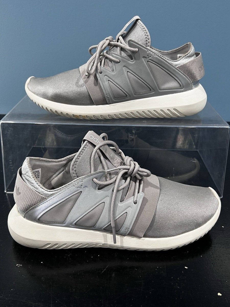 Adidas Women’s Size Tubular Viral Silver Gray Running Shoes