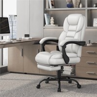 Chefsessel Schreibtischstuhl Ergonomischer BüRostuhl Mit FußStüTze Computerstuhl